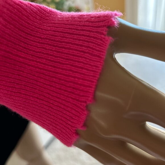 NWT 🦋 Zadig & Voltaire Cashmere Holiday Party Cocktail Sweater Pullover Pink XS - Picture 8 of 8